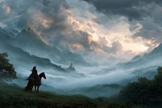 design fantasy book covers or fantasy ebook cover design