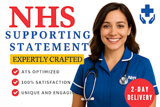 write nhs supporting statement and ats healthcare CV that gets shortlisted