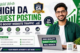 guest posting on top sites with SEO backlinks