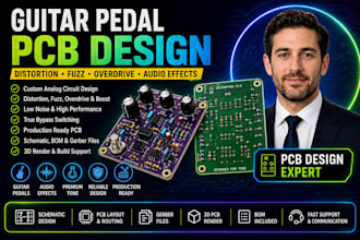 design guitar pedal pcb distortion fuzz overdrive audio effects circuit