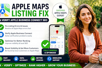 fix apple maps listing errors and verify apple business connect SEO