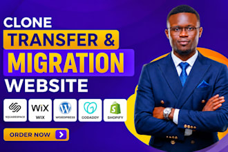 clone or transfer ai website, webflow, squarespace, wix, or figma to wordpress