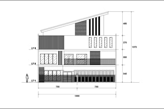 really like work on architecture and building drawings
