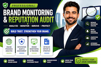 provide brand monitoring and online reputation audit for your business