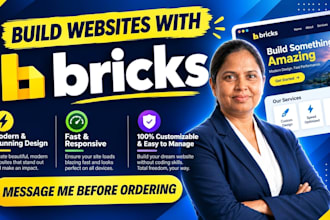 design or redesign wordpress website using bricks builder