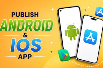 publish android and ios app to play store and app store