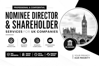 provide nominee director and shareholder service for UK companies, psc service