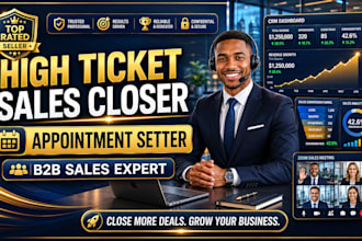 high ticket sales closer appointment setter  healthcare cold call ai sales agent