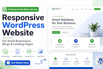 build a wordpress website for your business