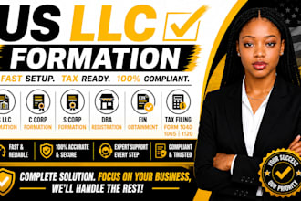 us llc formation, c crop, s crop, dba, ein tax filing form 1040 1065 1120