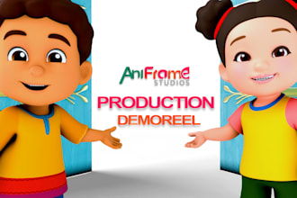 professional 3d kids animation videos for youtube and brands
