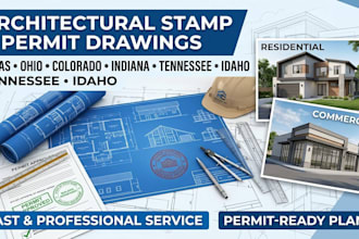 do architectural stamp for texas, ohio, colorado, indiana, tennessee, idaho