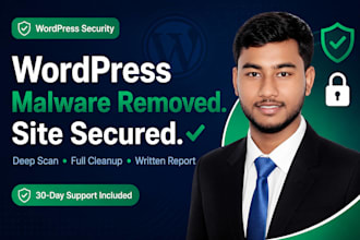 remove wordpress malware, fix hacked site, and harden security within 24 hours