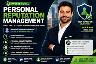 provide personal reputation management and online presence strategy