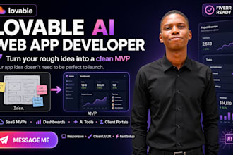 develop fix or deploy mvp web or mobile app with lovable