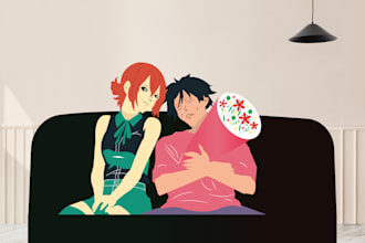draw cartoon, comic illustrations and mascot characters