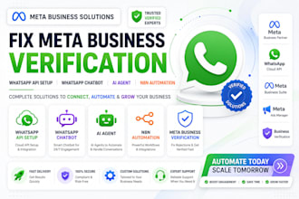 fix meta business verification suite whatsapp API setup whatsapp chatbot agent