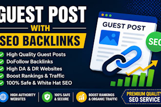 premium guest posts with SEO backlinks
