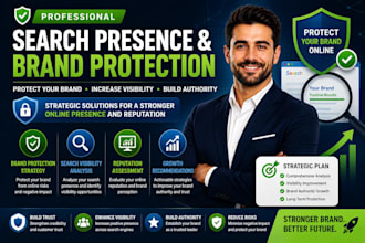 provide search presence optimization and brand protection strategy