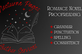 proofread your romance novel