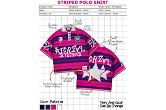 design fashion tech pack for streetwear, sportwear, tracksuits, flat sketch