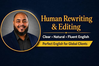 rewrite english text to sound natural and human