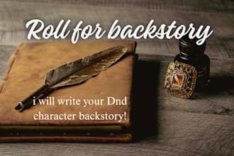 write a backstory for your dnd character