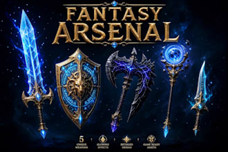 do 3d weapon modelling game ready weapons medieval weapons asset pack for rpgs