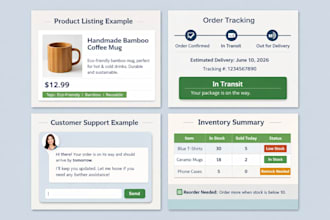 do ecommerce support and store management