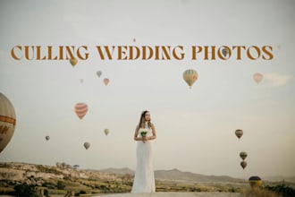 cull your wedding images