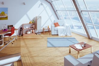 create stunning 3d interior design and 3d visualization with space planning