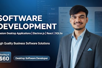develop custom desktop software and business applications