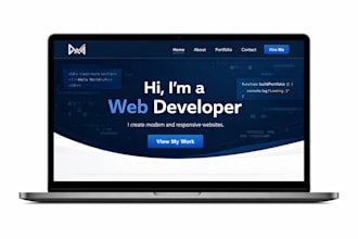 create a responsive modern website or web app