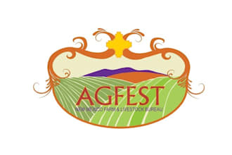 create conservative organic natural logo for ag fest