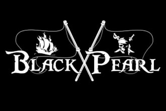design an epic pirate metal logo for your band