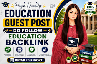 provide education blog outreach and do follow education backlinks