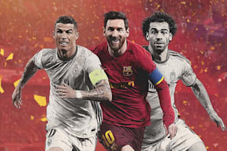 draw unique illustration football player or sport player
