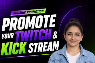promote your twitch and kick stream with live chat engagement