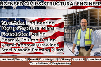 licensed civil and structural engineer providing safe, accurate structural desi