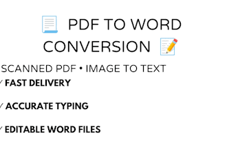 convert PDF, scanned images, and handwritten notes to word
