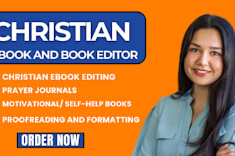 do christian book proofreading and editing formatting christian book editor