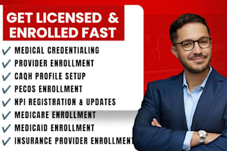 do medical credentialing provider enrollment caqh pecos npi medicare medicaid