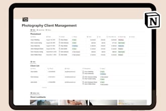 build automated notion template dashboard notion workflow for project management
