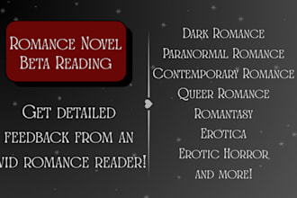 beta read your romance novel
