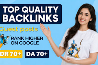 build SEO dofollow backlinks from high quality premium websites