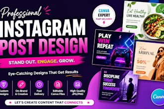 design professional instagram posts