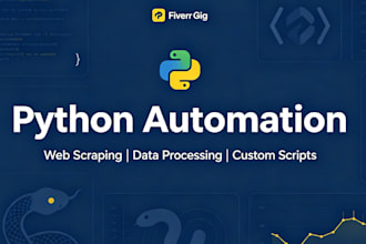 python script automation web scraping data analysis