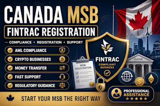 register your canada msb with fintrac and compliance support