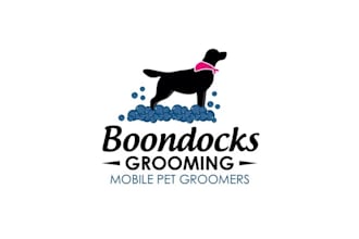 create splendid special logo for boondocks grooming