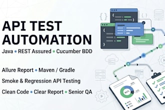 build rest assured API test automation with cucumber and allure report
